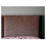 King Size Bed (Upholstered Headboard), Mattress & Boxspring