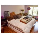 King Size Mattress & Box Spring, Comforter, Bed Linens