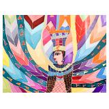 Framed Original Artwork by Joyce Brodsky (2001)