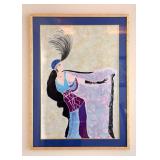 Framed Original Artwork by Joyce Brodsky (2003)