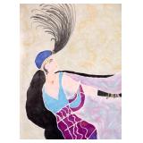 Framed Original Artwork by Joyce Brodsky (2003)