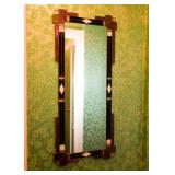 Mosaic Glass Framed Wall Mirror