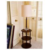 Vintage 3-Tiered Lamp End Table