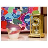 Art Pottery, Brass Carriage Clock