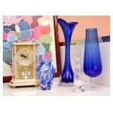 Cobalt Blue Art Glass, Vases