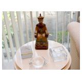 Glass Ashtray, Bowl, Trinket Box