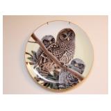 Collectible Owl Plate