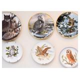 Collectible Owl Plates