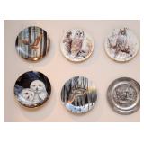 Collectible Owl Plates