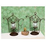 Candle Holders, Stone Carving