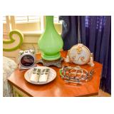 Alarm Clock, Teapot Trivet, Evening Bag / Purse