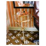 Brass & Glass Side Table