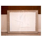 Dimensional Paper Artwork Framed in Plexiglass Box