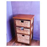 Wood & Wicker Storage