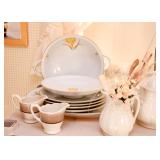 Vintage Yellow Crocus Dinnerware / Dishes, Creamers