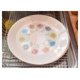 Vintage Pastel Floral Dinner Plates