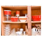 Vintage Pyrex, Glassware, Kitchen Gadgets, Etc.