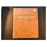 Partial Canadian Small Cent Coin Collection 