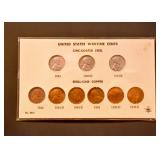 United States Wartime Cents Coin Collection