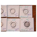Mercury Silver Dime Coins