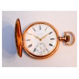 14K Gold Elgin Pocket Watch (missing glass)