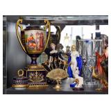 Hand Painted Urns, Lady Figurines, Home Decor