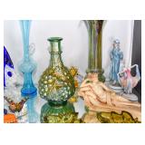 Lusterware Vase, Collectible Lady Figurines