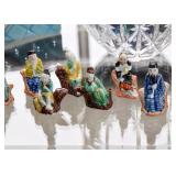 Collection of Chinese Porcelain Miniature Figures