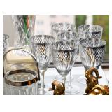 Zebra Print Wine Glasses / Stemware