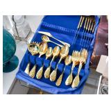 Gold Plated Flatware