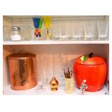Copper Canister, Glassware, Apple Cookie Jar, Appetizer Picks