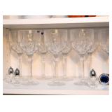 Waterford Marquis Stemware / Wine Glasses, Salt & Pepper Shakers