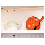 Teapots (Japanese Teapot on Right)