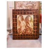 Vintage Framed Artwork, 2 Nudes