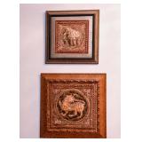 Asian / Thai 3-D Beaded Textile Tapestry Wall Hangings