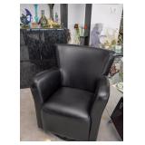 Contemporary Black Club Chair