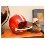 Vintage Football Helmet, Duck Decoy