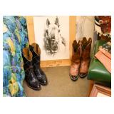Cowboy Boots, Horse Drawing