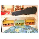 Twin Bed with Bookcase Headboard, House Models