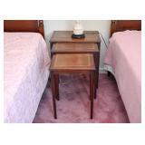 Vintage Mahogany Nesting Tables (3)