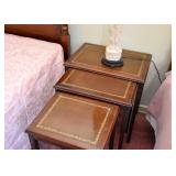 Vintage Mahogany Nesting Tables (3)