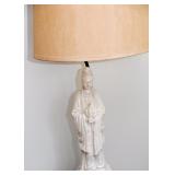Vintage Chinese Blanc de Chine Table Lamp