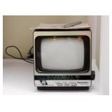Vintage Portable Panasonic Black & White TV