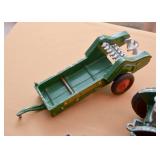 Vintage Tractor Toy with Accessories