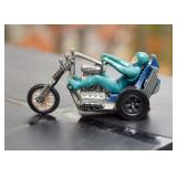 Vintage Motorcycle with Rider Toy