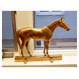 Brass Horse Figure / Doorstop