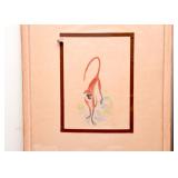 Original Framed Artwork (Monkey), Signed