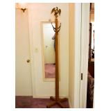 Vintage Wood Coat Rack