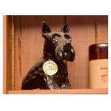 Bone China Scotty Dog Whiskey Bottle