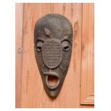 Tribal Face Mask with Turtle